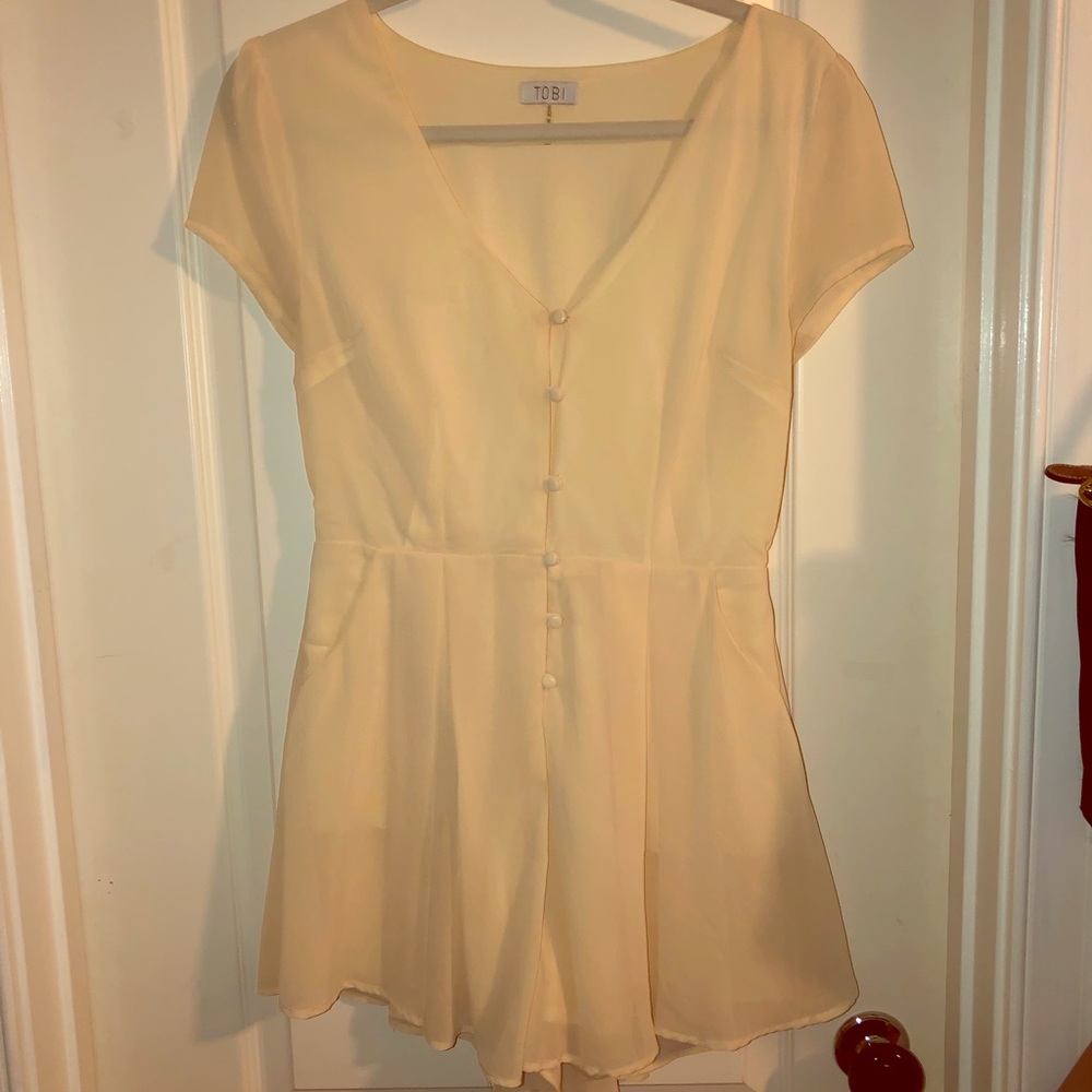 Cream colored romper
